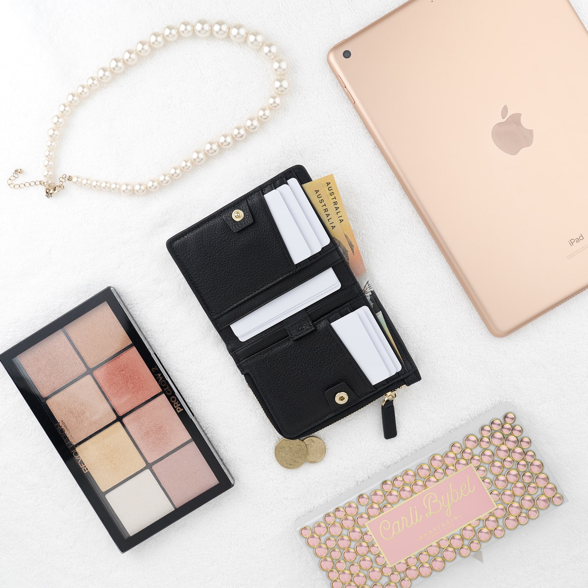 K2 Mighty Slim womens card wallet coin pouch rfid portected small wallet