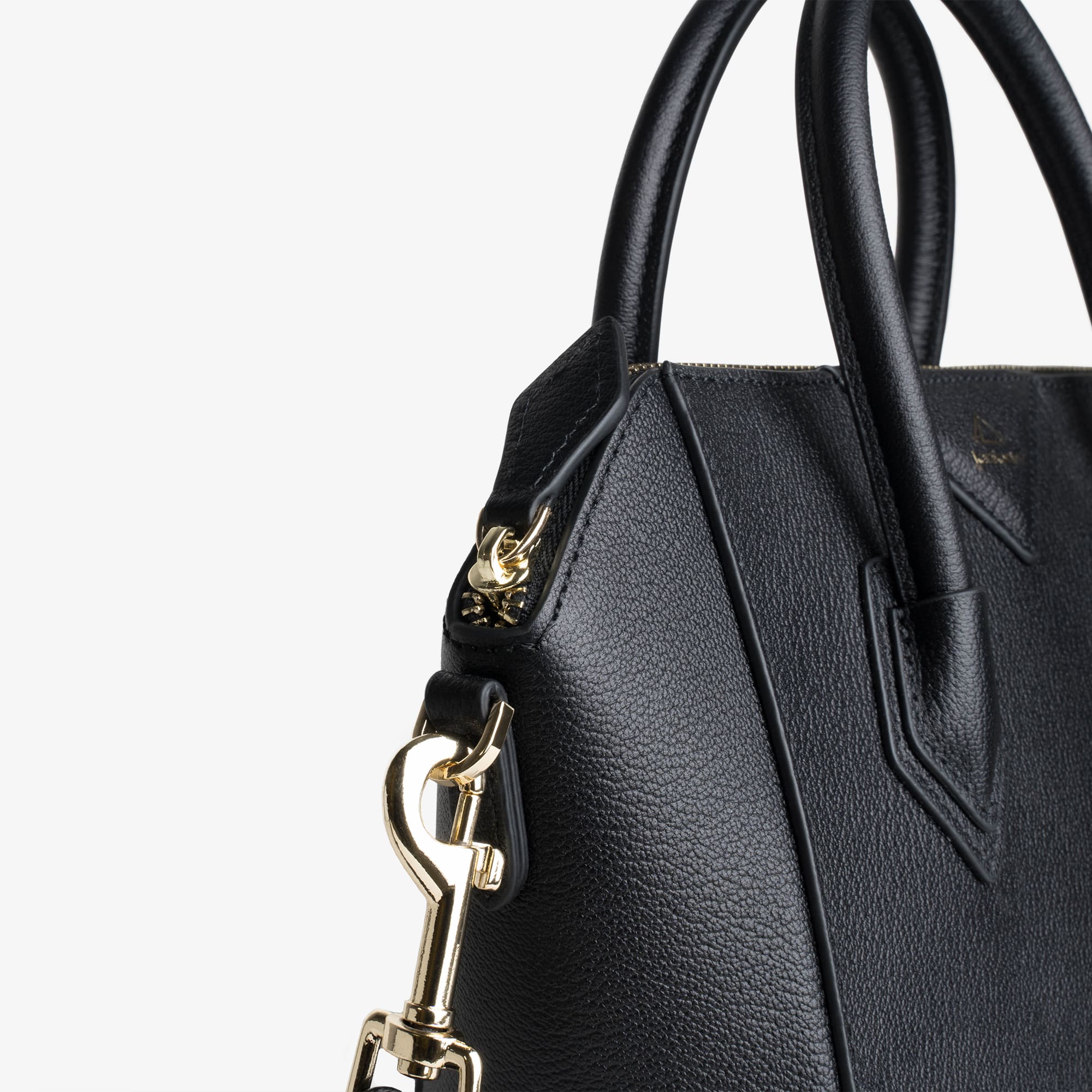 Karakoram2 Australia Holy Grail Womens black mini handbag elegant tote pebbled leather