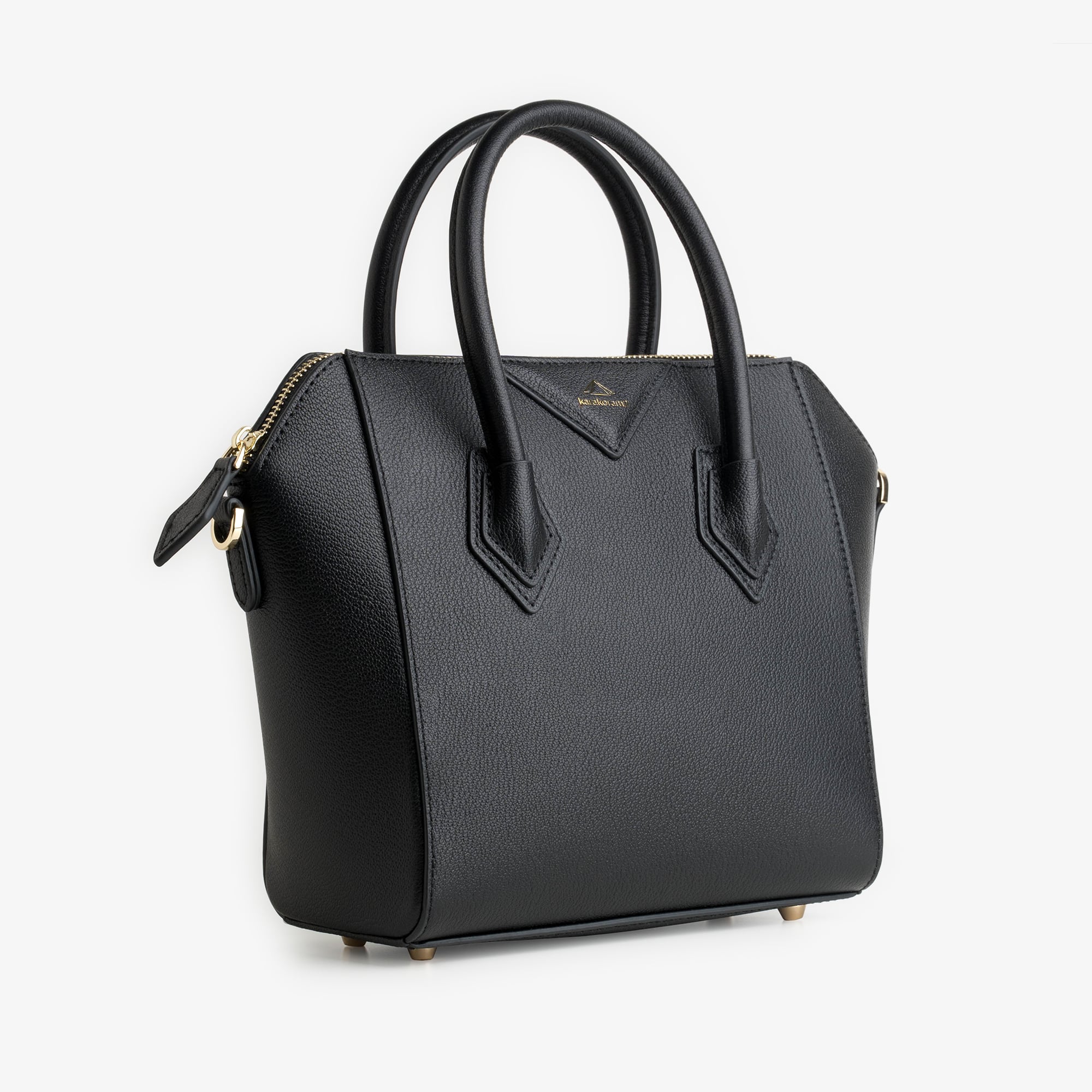 Karakoram2 Australia Holy Grail Womens black mini handbag elegant tote pebbled leather