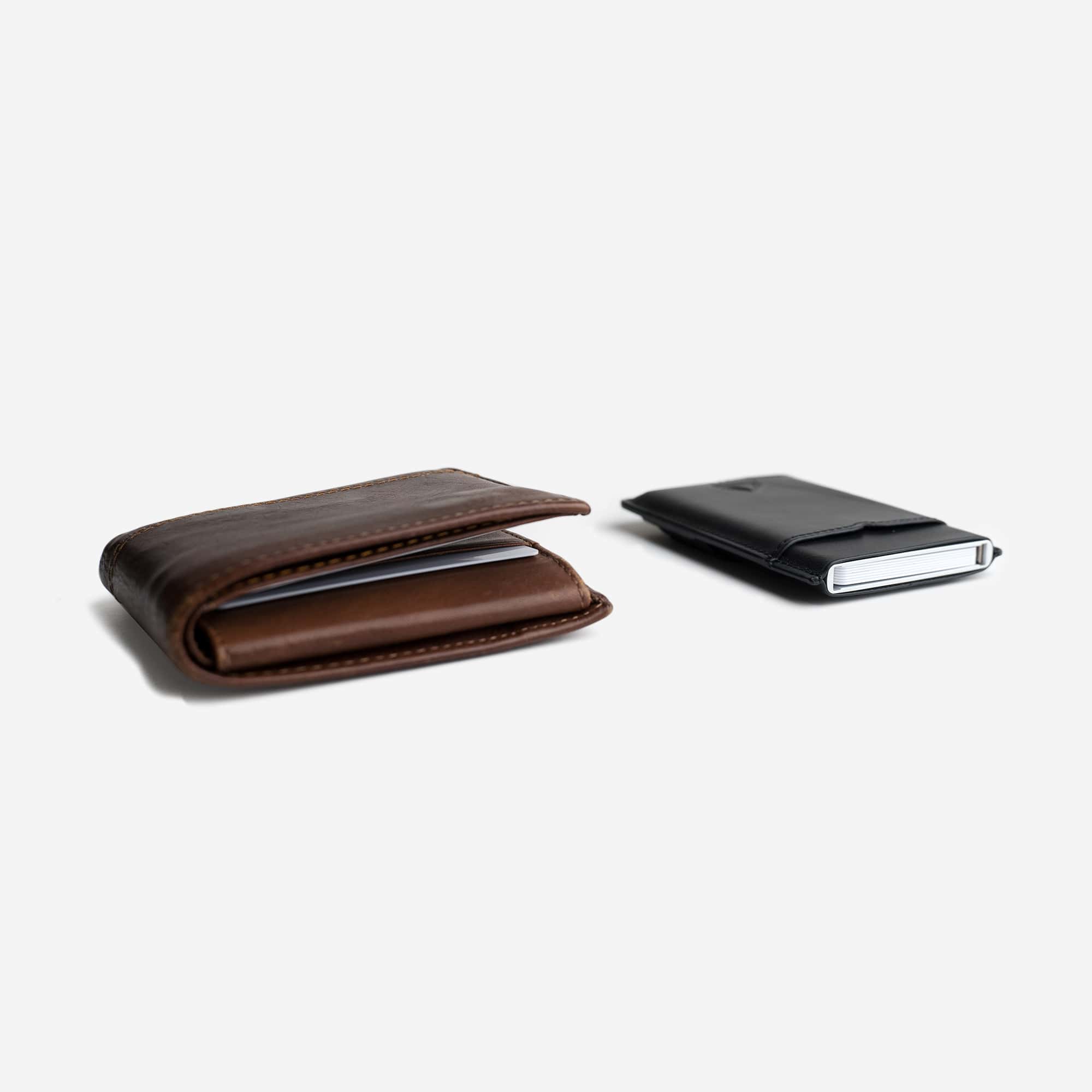 K2 Karakoram2 SmartSlide credit Card holder wallet slim leather black mens womens Australia