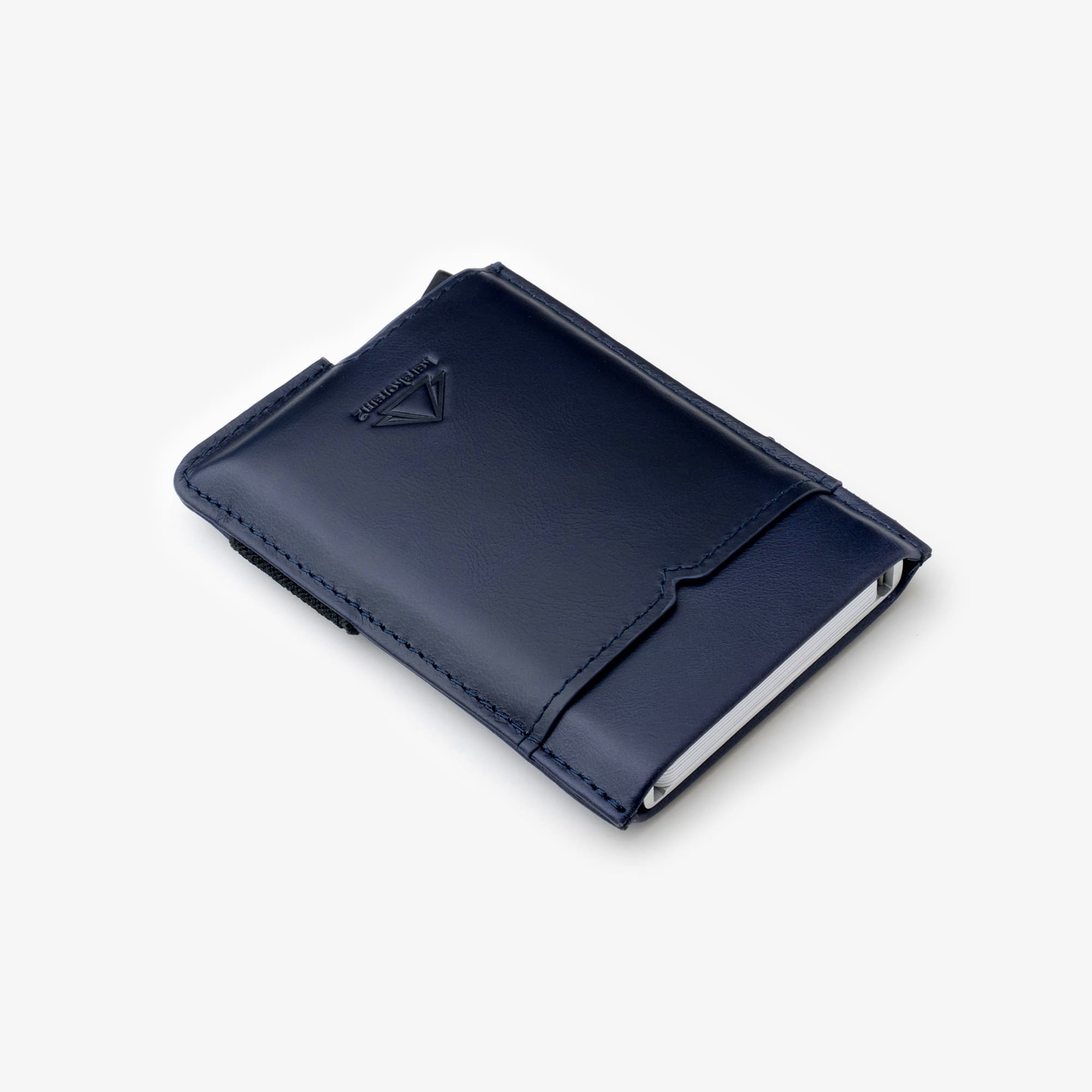 K2 Karakoram2 SmartSlide credit Card holder wallet slim leather navy blue mens womens Australia