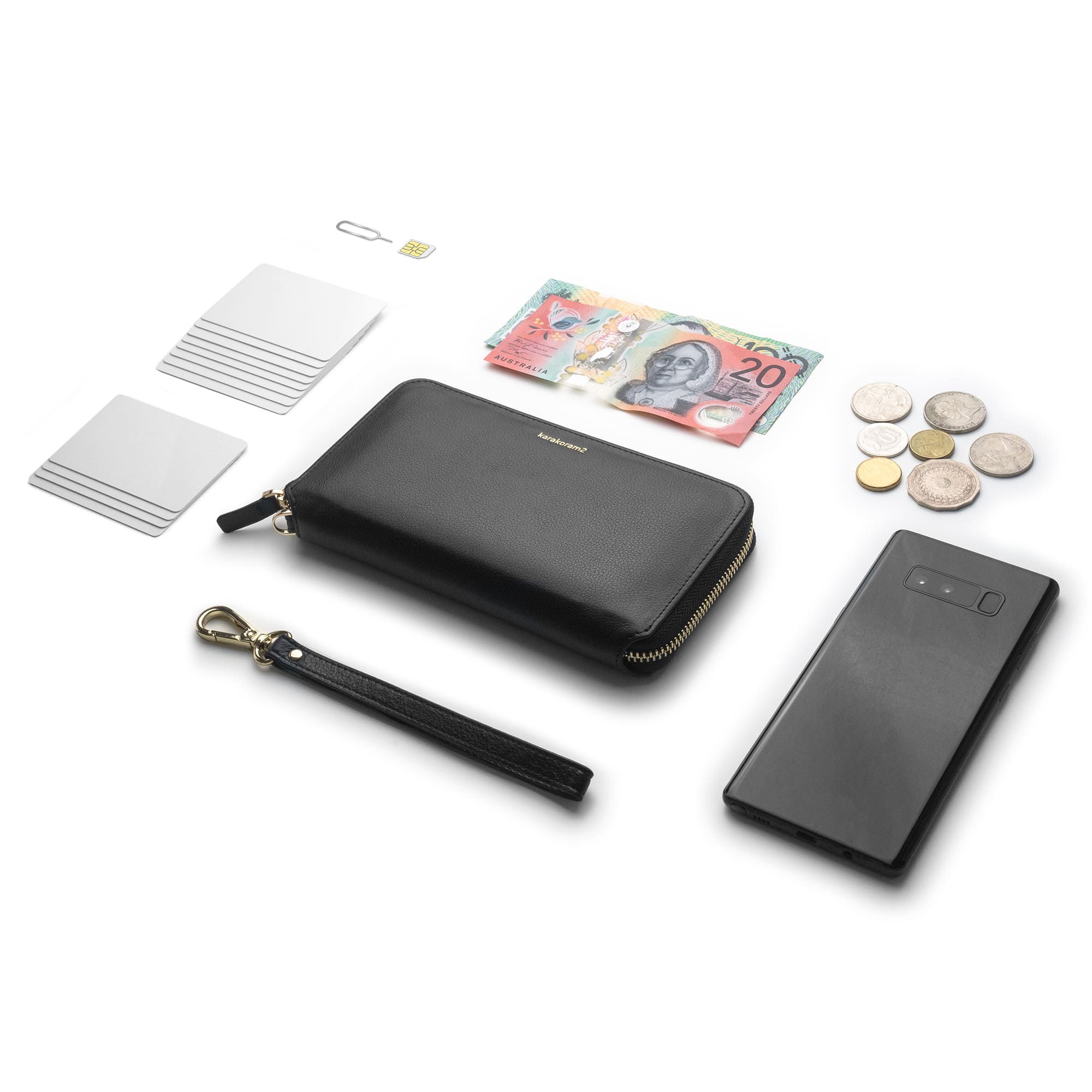 k2 glorious womens leather wallet with phone for travel