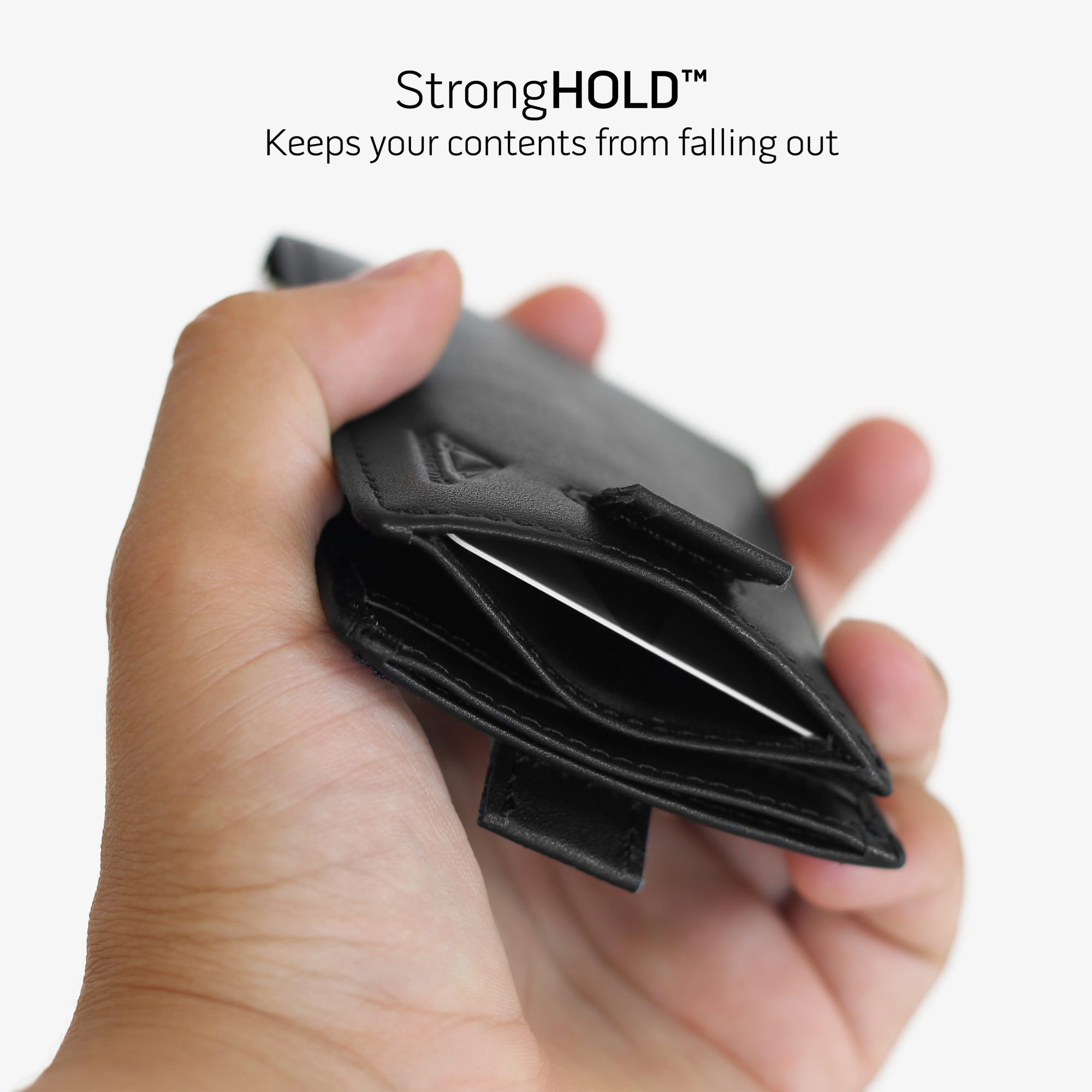 k2 slimline money clip mens wallet black pull tab slim money clip Australia RFID The stronghold function secures cards in your leather wallet black pull tab slim money clip Australia RFID