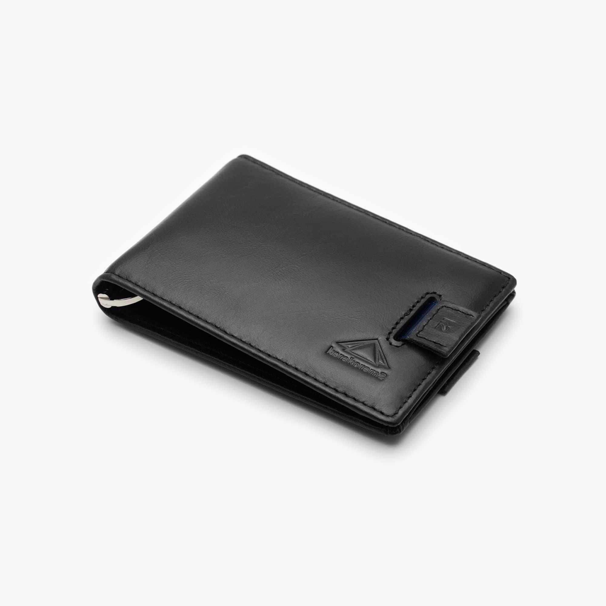 k2 slimline moneyclip mens wallet black pulltab slim